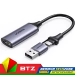 UGREEN CM489 40189 USB 1080P Video Capture Device Gray
