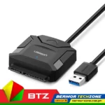 UGREEN CR108 20636 USB 3.0 A To 3.5''/2.5" | 0.5m | Black | SATA Adapter Cable