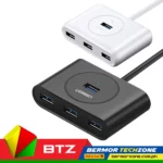 UGREEN CR113 1m USB 3.0 A 4 Ports HUB WH Black | White