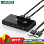 UGREEN US216 30768 USB 3.0 2x4 Sharing Switch Selector Black