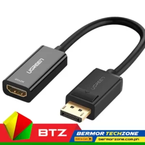 UGreen MM137 DP To HDMI Female Converter 1080P@60Hz| 4K*2K@30Hz|4K*2K@60HzThe adapter allows you to connect another device to a computer equipped with a DisplayPort connector using an HDMI cable. The adapter supports the simultaneous transmission of 1080P video and audio (also uncompressed format such as LPCM ). The adapter works in Plug & Play mode, no additional drivers are needed for it.