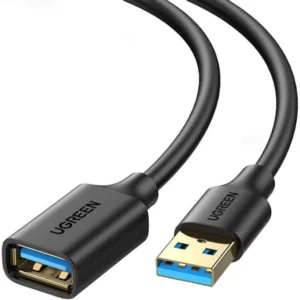 UGreen US129 USB 3.0 A Male To  Female Extension CableUgreen cable cord extension adapter USB 3.0 (female) - USB 3.0 (male) 1.5 m (US129)

This cable allows you to transfer data at super fast speeds up to 5 Gbps . It is made in USB 3.0 technology and has a USB Type A (male) and USB Type A (female) plug . It is backwards compatible with USB 2.0 technology, so you can connect it to older devices equipped with the above-mentioned. connectors. With it, you can quickly copy data from an external hard drive, camera or camcorder with a USB Type A connector. The extension cord allows you to easily connect any device to a hard-to-reach USB port, which is located, for example, on the back of the computer housing. It will also solve the problem with too short a cable from the external hard drive. Very useful in everyday office work
