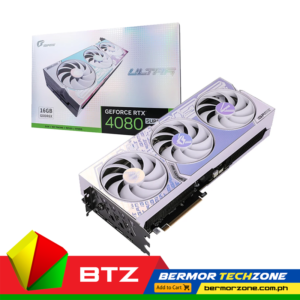 Colorful iGame GeForce RTX 4080 Super Ultra W OC 16GB-V Graphics Card<ul>
 	<li><b>ULTRA Retro RGB: </b>Eye-catching and visualizing with the combination of the holographic shroud design and RGB lighting.<b></b></li>
 	<li><b>ULTRA Cooling: </b>A triple-fan cooler design with a high-performance heatsink for fast heat dissipation.</li>
 	<li><b>One-Key Overclock</b>: A conveniently placed button located at the rear I/O that activates overclocking function for a quick and easy performance boost without opening software.</li>
 	<li><b>Hollow Back Panel: </b>A hollow back panel design that allows airflow to freely pass-through the heatsink. This design greatly improves heat dissipation compared to conventional GPU air cooling designs.</li>
 	<li><b>Customizable RGB Lighting:</b> RGB lit ULTRA design fully customizable using the iGame Center software.</li>
</ul>