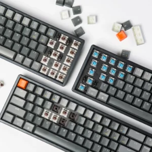 Keychron K6 RGB Backlight LED 65% Layout 68 Keys Gateron Switch Wireless Aluminum Mechanical Keyboard - Red | Blue | BrownKeychron K6 Wireless mechanical keyboard has included keycaps for both Windows and macOS, and users can hotswap every switch in seconds with the hot-swappable version.

Number of Keys: 68 keys
Version: Gateron / Optical / Hot-swappable
Switches: Gateron G Pro mechanical / LK optical
Number of Multimedia Keys: 12
Frame Material: ABS / ABS+Aluminum bezels
Keycap Material: ABS
Keycap Profile: OEM
Layout: ANSI
Polling Rate (Wired Mode): 1000Hz
Polling Rate (Wireless Mode): 90Hz