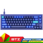 Keychron Q2 RGB Blacklight LED Hot Swap Aluminum Gateron 68 Keys Wired 65 Percent Layout Knob Version Blue Mechanical Keyboard Red | Blue | Brown Switch