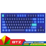 Keychron Q3 Full Assembled Knob RGB Backlight LED Hot-Swap Aluminum Gateron Red | Blue | Brown Switch 80 Percent Layout 87 Keys Wired Keyboard Only - Blue