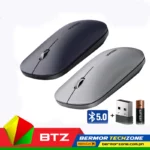 UGreen MU001 Portable Wireless Mouse 2.4G BT with battery Gray Black|Light Gray