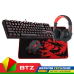 Redragon K552-BB-2 Mechanical Keyboard Headset Mouse Mousepad Gaming  4 in1 Combo
