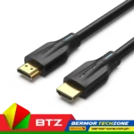 Vention HDMI A Male To HDMI A Male PVC Silver Plated Copper Clad Steel HDMI A Male 2.1 Version 8K HDMI Cable Black