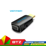 Vention HDMI To VGA ABS 1080P@60Hz Gold-Plated Nickel-Plated HDMI A Male VGA Female 3.5mm Audio Black