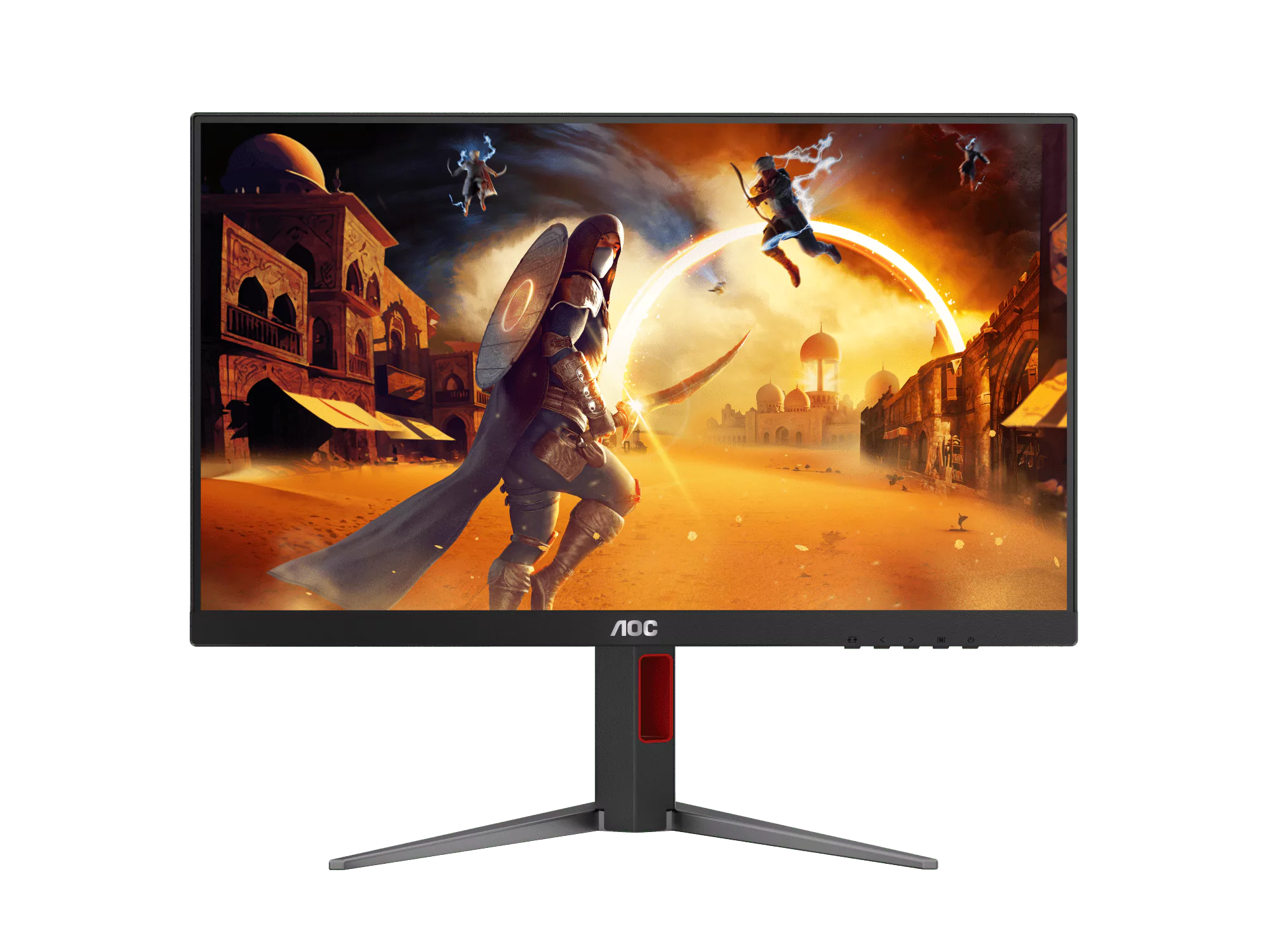 AOC 24G4 23.8" 1920 × 1080 IPS 180Hz 1ms Adaptive Sync Gaming MonitorThis AOC 24G4 gaming monitor is made with a fast IPS panel, equipped with Adaptive-Sync technology, guaranteeing you unbeatable gaming experience with its true 1ms (GTG) response time and 180 Hz refresh rate
• Fast IPS
• Adaptive Sync
• HDR10
• Super Color
• Low Input Lag
• Dial Point
• Game Mode
• Flicker Free
• Low Blue Mode