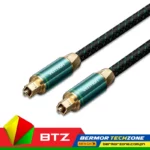 Vention PVC Plus Cotton Braided Copper Plus Zinc Alloy PMMA Optical Fiber Cable