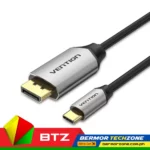 Vention Gold-Plated DP 1.2 4K@60Hz 2K@144Hz USB-C To Display Port Cable Gray