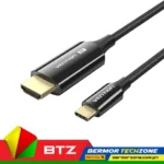 Vention USB-C To HDMI CRCBAC 8K@60Hz 4K@120Hz Gold-Plated USB-C Male to HDMI A Male HDMI 2.1 HDCP2.3 Cable Black