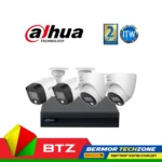 Dahua DH-KIT-CVI2MP2B2T-I Full-Color 4 Cameras 2MP 1080P CCTV Package 4 Cannel CCTV Package