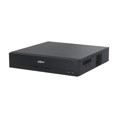 Dahua DH-XVR5816S-4KL-I3 16CH Penta-Brid 4K Value 5MP 2U 8HDDs Wiz Sense Digital Video Recorder
H.265+/H.265 dual-stream video compression.
Supports 16-channel AI-Coding.
Supports HDCVI/AHD/TVI/CVBS/IP video inputs.
Max 32 channels IP camera inputs, each channel up to 12MP; Max 128 Mbps incoming bandwidth.
Up to 8 channels video stream (analog channel) perimeter protection.
Up to 16 channels video stream (analog channel) SMD plus.
Up to 2 channels video stream (analog channel) human face recognition.
IoT & POS functionalities.