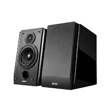 Edifier R1850DB Bookshelf Speakers with Subwoofer Output• Great sound quality with 70W RMS power output
• Bi-amplifier system with Digital Signal Processing (DSP) and electronic crossovers
• Quality wooden enclosure minimizing acoustic resonance and reducing distortion, as well as complementing any room's decorate
• 10-degree incline design for accurate sound directing
• Calibrated flared bass reflex port for powerful bass
• Stable Bluetooth connection for seamless music streaming
• Rich connectivity through Bluetooth, Line In, Coaxial, and Optical
• Supports bass output to another subwoofer
• Easy control of volume, bass level, treble level, and source switch