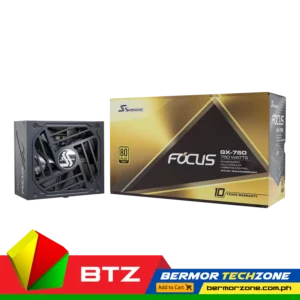 Seasonic FOCUS GX ATX3 750 Gold SSR-750FX3 750W ATX 3.0 Gen5 80+ Gold ATX12V & EPS12V Full Modular