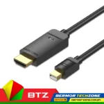 Vention Gold-Plated 4K@30Hz Mini Display Port Male To HDMI A Male Black