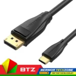 Vention  DP Male To HDMI Male Bare Copper 4K@30Hz Display Port To HDMI  Cable Black
