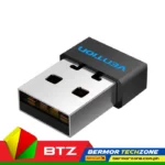 Vention ABS Nickel-Plated USB-A 2.0 2.4GHz 5GH Wifi Dongle Black