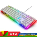 Royal Kludge - RK918 White, Wired, RGB, Huano - Brown Switch Mechanical Keyboard