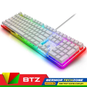 Royal Kludge RK918 White, Wired, RGB, Huano Brown Switch btz ph