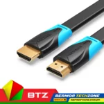 Vention HDMI A Male to HDMI A Male Dual-Colored Injection 4.1mmx13.3mm Copper-Clad Steel 4K HDMI Cable Black