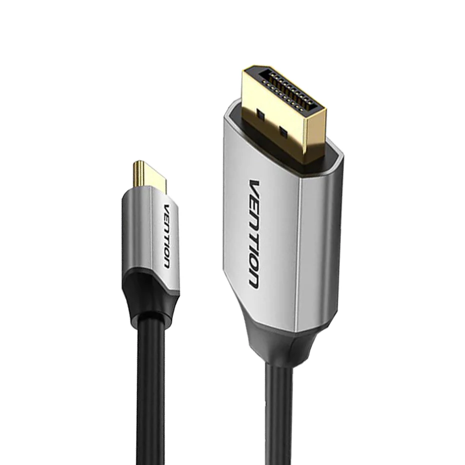 Vention Gold-Plated DP 1.2 4K@60Hz 2K@144Hz USB-C To Display Port Cable Gray
Color: Gray
Connector Type: USB-C Male/DP Male
Version: DP 1.2
Transmission Direction: USB-C Male to DP Male
Interface Techniques: Gold-plated
Resolution: 4K@60Hz/2K@144Hz
