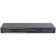 Dahua DH-CS4228-24GT-240 28-Port Cloud Managed Desktop Gigabit Switch With 24-Port PoE<ul>
 	<li>Meets the requirements of IEEE802.3, IEEE802.3u, IEEE802.3x, IEEE802.3ab, IEEE802.3z standards.</li>
 	<li>Meets the requirements of IEEE802.3af, IEEE802.3at, Hi-PoE, and IEEE802.3bt power supply standards.</li>
 	<li>Manages PoE power consumption and PoE power on/off. Supports Intelligent PoE.</li>
 	<li>Features a wide operating temperature range and a full metal casing that is fully enclosed and dust-proof.</li>
</ul>