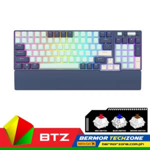 royal kludge rk96 rgb tri mode hot swappable mechanical keyboard forest blue btz ph.webp