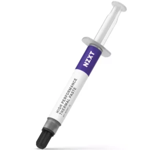 NZXT Thermal Paste - High Performance Thermal Paste (3g)NZXT High-performance thermal paste combines thermal conductivity, easy application, and long-term stability to ensure maximum heat transfer when cooling any build.
<ul>
 	<li>Excellent thermal conductivity performance</li>
 	<li>Non-electrically conductive and non-curing which prevents short-circuiting</li>
 	<li>Easy to apply and clean</li>
 	<li>Versatile uses (CPU, GPU)</li>
 	<li>Long life span (Shelf life 3 years)</li>
</ul>