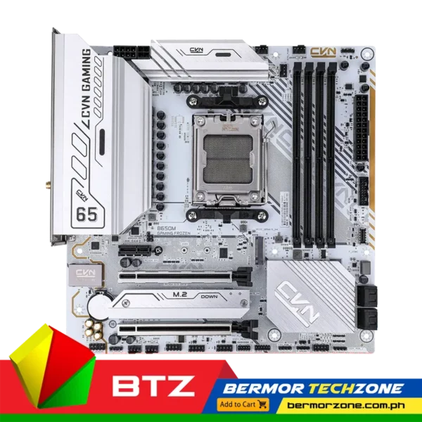 Colorful CVN B650M GAMING FROZEN V14 AM5 White Micro ATX Motherboard