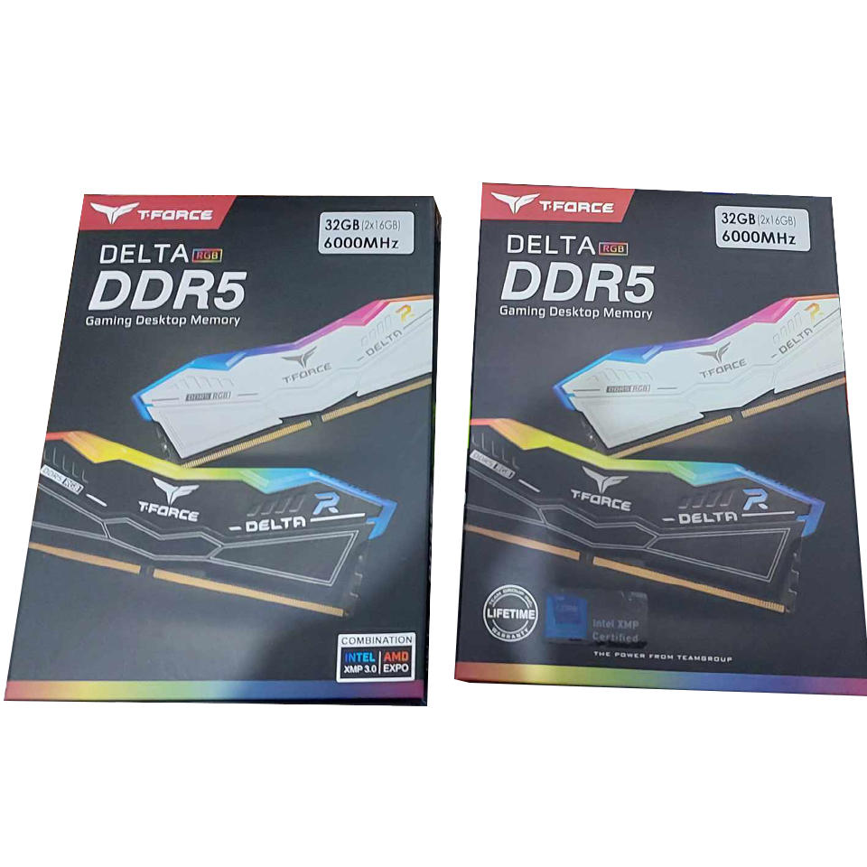 T-FORCE DELTA RGB 32GB 16x2 DDR5 6000Mhz DELTA RGB DDR5 DESKTOP