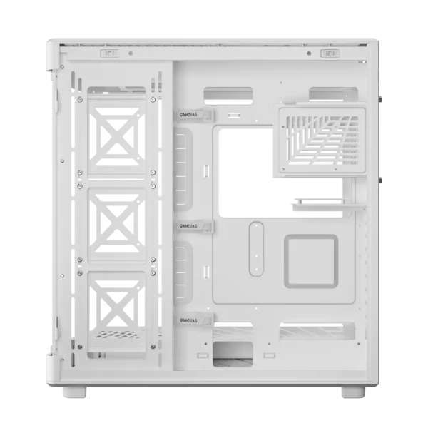 Gamdias Neso P1 Full Tower E-ATX Trapezoid Prime Lifestyle Gaming Case - Black | White