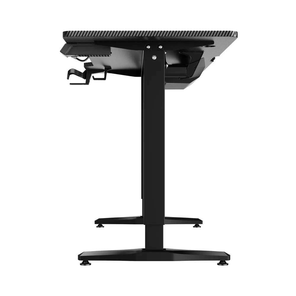 1stPlayer MOTO-E 1460 Motorized Gaming Desk W/ Cup & Headset Hook - Image 2