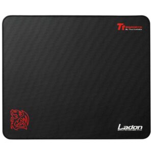 Termaltake Esports Ladon High-Control Mouse Pad with Solid Sewing EdgeSYNTHETIC MOUSE SURFACE.
A liquid-resistant and textured surface to provide smooth but controlled mouse movements.

FLEXIBLE DESIGN.
Easy storage and portability is offered thanks to a cloth-like flexibility.

RE-ENFORCED STITCHING.
Stitching around the edge of the mousepad ensures long-term durability.