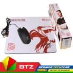 Termaltake Esports White-RA Special Tactics High-Control Mouse Pad with Carrying Bag - White