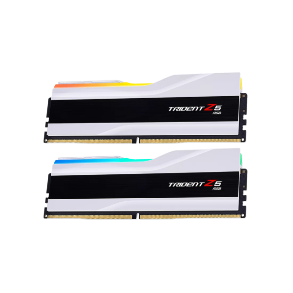 G.SKILL Trident Z5 RGB 64GB 2 x 32GB DDR5 6000 CL30 Intel XMP Desktop Memory - Black | White