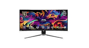 MSI MAG 341CQP QD-OLED 34" 3440 x 1440 UWQHD 175Hz 0.03ms GTG 1800R Curved Gaming Monitor<ul>
 	<li>Next-Gen QD-OLED Panel – With stunning image quality and fast response time.</li>
 	<li>Fastest 0.03ms GtG response time and 175Hz refresh rate.</li>
 	<li>QD Premium Color – Ensures the color meets the market standard – Delta E≤2.</li>
 	<li>Incredible HDR visual – VESA DisplayHDR True Black 400.</li>
 	<li>Gaming Intelligence App – Create the perfect viewing settings for your games.</li>
 	<li>MSI OLED Care 2.0 – Reduced the risk of OLED image sticking / burn-in.</li>
 	<li>KVM – Control multiple devices via one set of keyboard, mouse, and monitor.</li>
 	<li>Console Mode – Provide HDMI™ 2.1 with a full 48 Gbps bandwidth.</li>
 	<li>3-Year Burn-In Warranty – Including coverage for OLED burn in.</li>
</ul>
