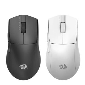 Redragon M916-WL Lite King Wireless Gaming Mouse - Black | WhiteFeatures - WIRED+2.4G DUAL MODE ULTRALIGHT-WEIGHT GAMING MOUSE. - Adjustable up to 8.000 DPI. - Skin friendly finished, Ultra-light-weight for both right and left-handed. - 5 programmable buttons and on-board memory. - Durable buttons switch up to 20 million clicks. - Wired/2.4G connection available. - High-precision optical sensor.