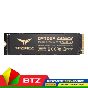 Teamgroup T-FORCE CARDEA Z440 Lite M.2 PCIe Gen4x4 Nvme Solid State Drive Graphene Heatsink - 500GB | 1TB