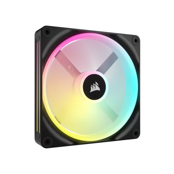 Corsair iCUE LINK QX140 RGB 140mm PWM PC Fans Starter Kit with iCUE LINK System Hub  - Black | White