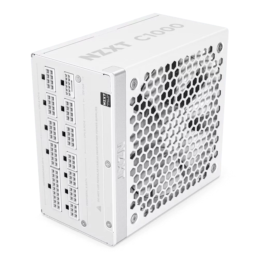NZXT C850 Gold ATX 3.1 850 Watt 80 PLUS Gold Fully Modular Power Supply - Black | White (Copy)
