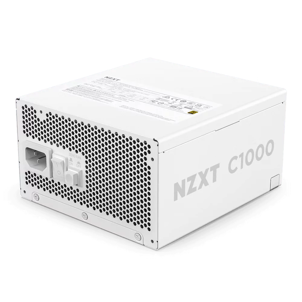 NZXT C850 Gold ATX 3.1 850 Watt 80 PLUS Gold Fully Modular Power Supply - Black | White (Copy)