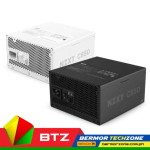 NZXT C850 Gold ATX 3.1 850 Watt 80 PLUS Gold Fully Modular ATX 3.1 Power Supply - Black | White