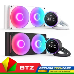 NZXT Kraken Elite 240 RGB (2024) 240mm AIO Liquid Cooler with 2.72" IPS LCD & RGB - Black | White (Copy)
