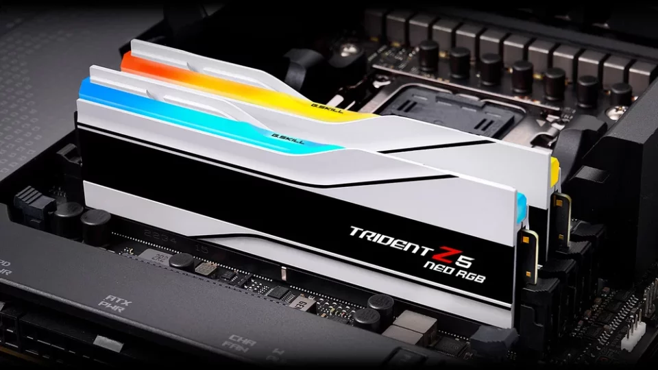 G.SKILL Trident Z5 NEO RGB 32GB 2 x 16GB DDR5 6000 CL30 AMD EXPO Desktop Memory F5-6000J3036F16GX2-TZ5NRWBermor Techzone G.SKILL Trident Z5 NEO RGB 32GB 2 x 16GB DDR5 6000 CL30 AMD EXPO Desktop Memory F5-6000J3036F16GX2-TZ5NRW
