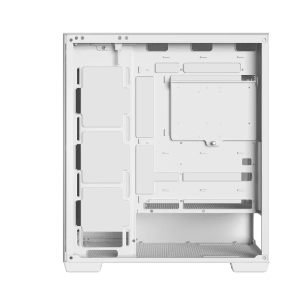 DEEPCOOL CG580 Panoramic Single Chamber ATX Computer CaseCH160 / CH160 WH


The CH160 / CH160 WH is an ultra-portable mini-ITX case that has all the hallmarks of a high-airflow DeepCool case but in a small footprint. The internal layout provides a lot of flexibility for drives and PSU options.
Fan SupportFront:
1×120 mm（2.5 SSD / 3.5 HDD / Front 120 FAN :Choose one of the three）
Top: 2×120mm
Rear: 1×120mm
Radiator Support: None
CPU Cooler Height Limit: 172mm
GPU Size LimitLength:
SFX/SFX-L: 305mm / ATX: 230mm
Height: 138mm
Width: 65mm (3 Slots)
Power Supply Type: ATX PS2（maximum length: 140mm）/ SFX / SFX-LWant to Customize your case? Checkout Deepcool PIXEL BITS!
