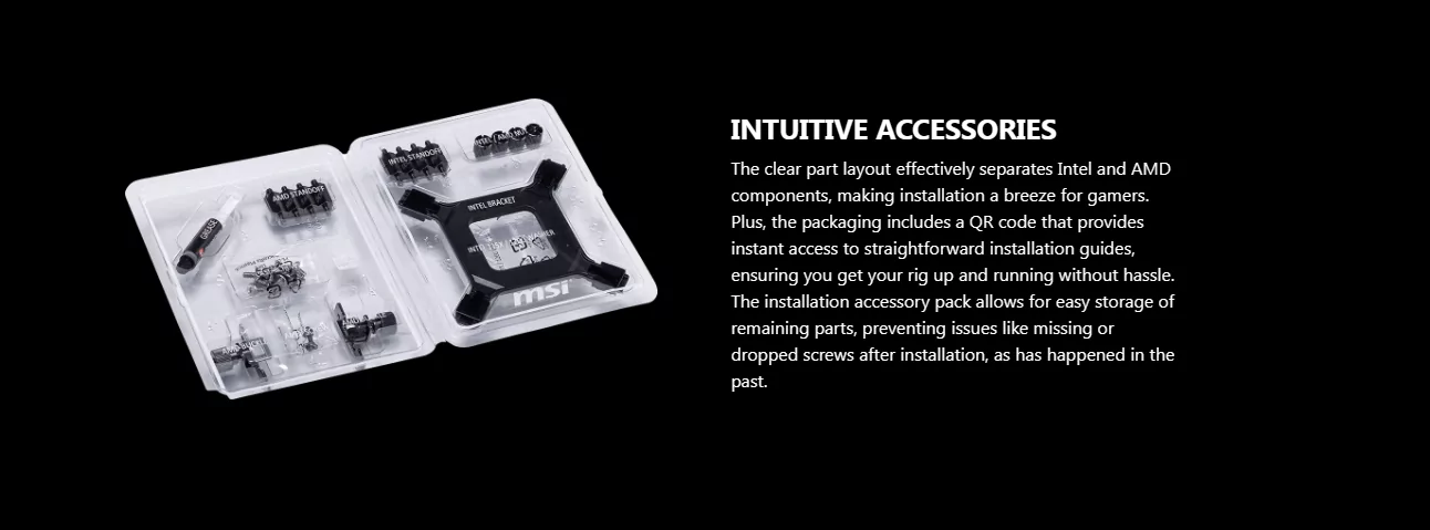 MSI MAG CORELIQUID I240 240 mm AIO Liquid Cooling System - Black ...